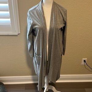 Long gray Cardigan